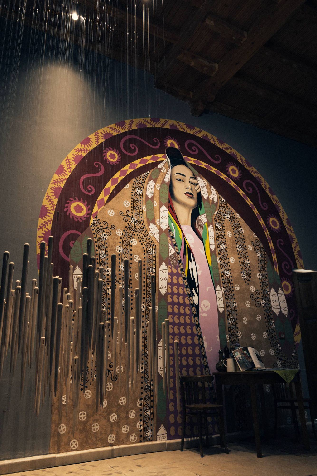 The mural